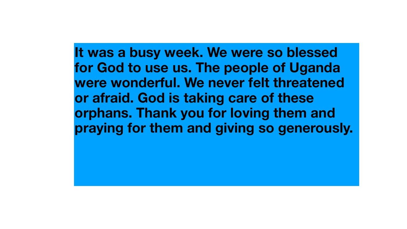Slide 50 of 51 from our February 2026 mission trip to Uganda